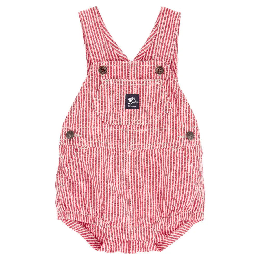 Salopette Hickory Rayé Bubble OshKosh - Rouge