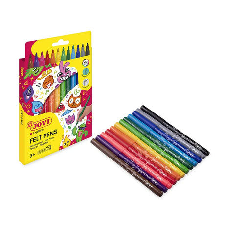 Jovi Boîte de 12 Feutres Lavables