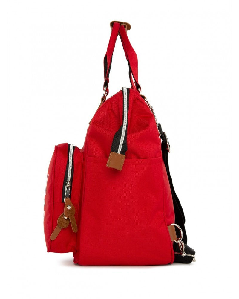 BAGmori Baby Bag Backpack Lunch Bag - Red