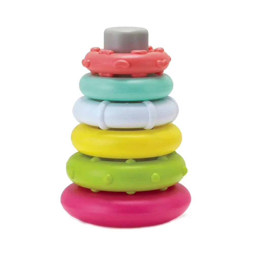 Infantino Anneaux à Empiler Rose – 6M+
