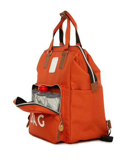 BAGmori Sac à langer Baby Bag Backpack - Orange