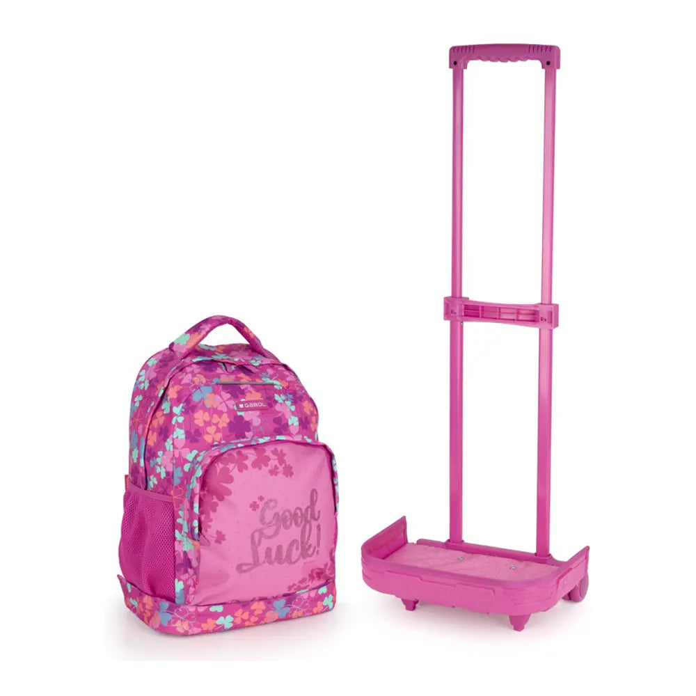 Gabol CLOVER – Sac à Dos à Roulettes Amovible Enfant