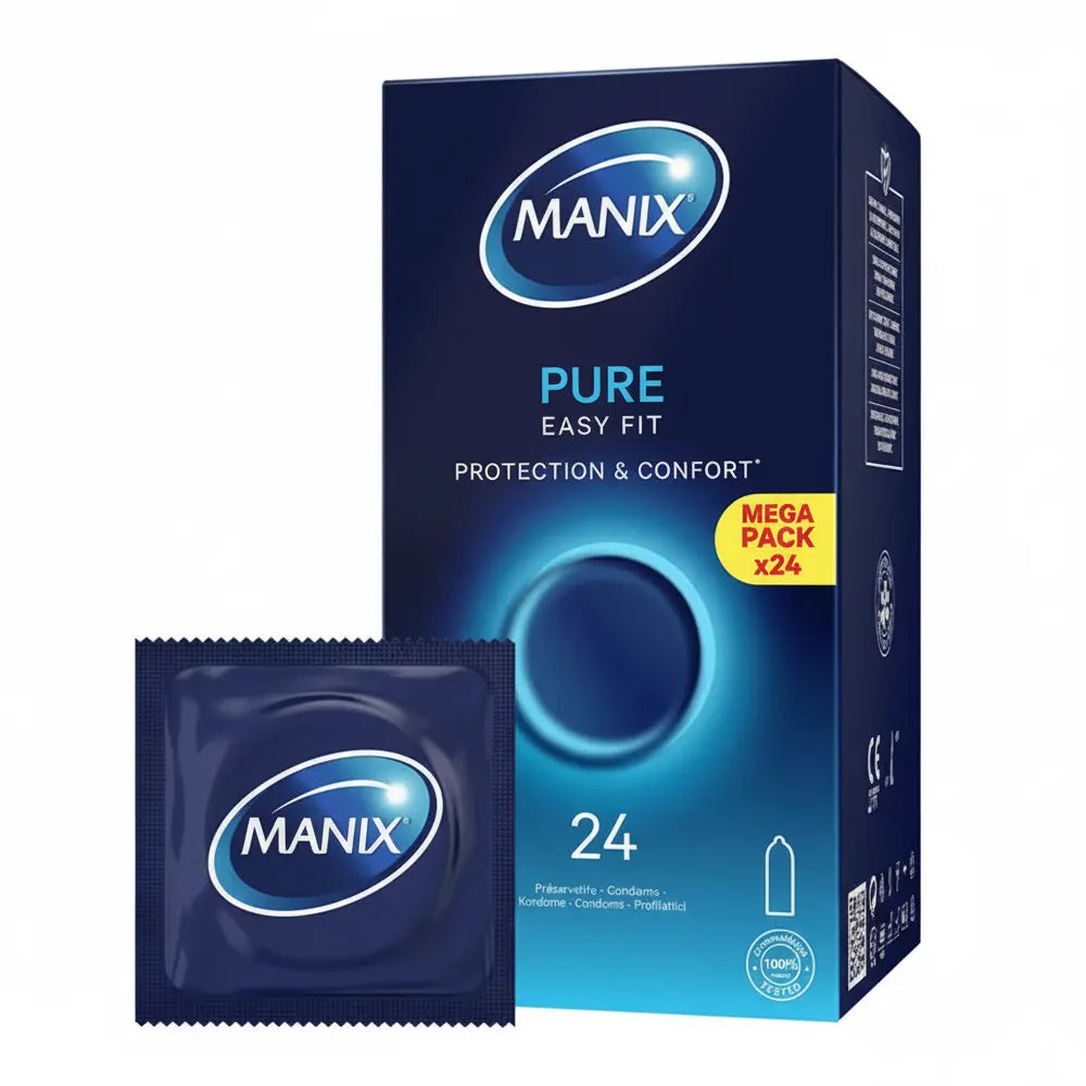 Manix Pure Easy Fit – 24 Préservatifs