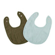 Lot de 2 Bavoirs Babymat - Baby Green