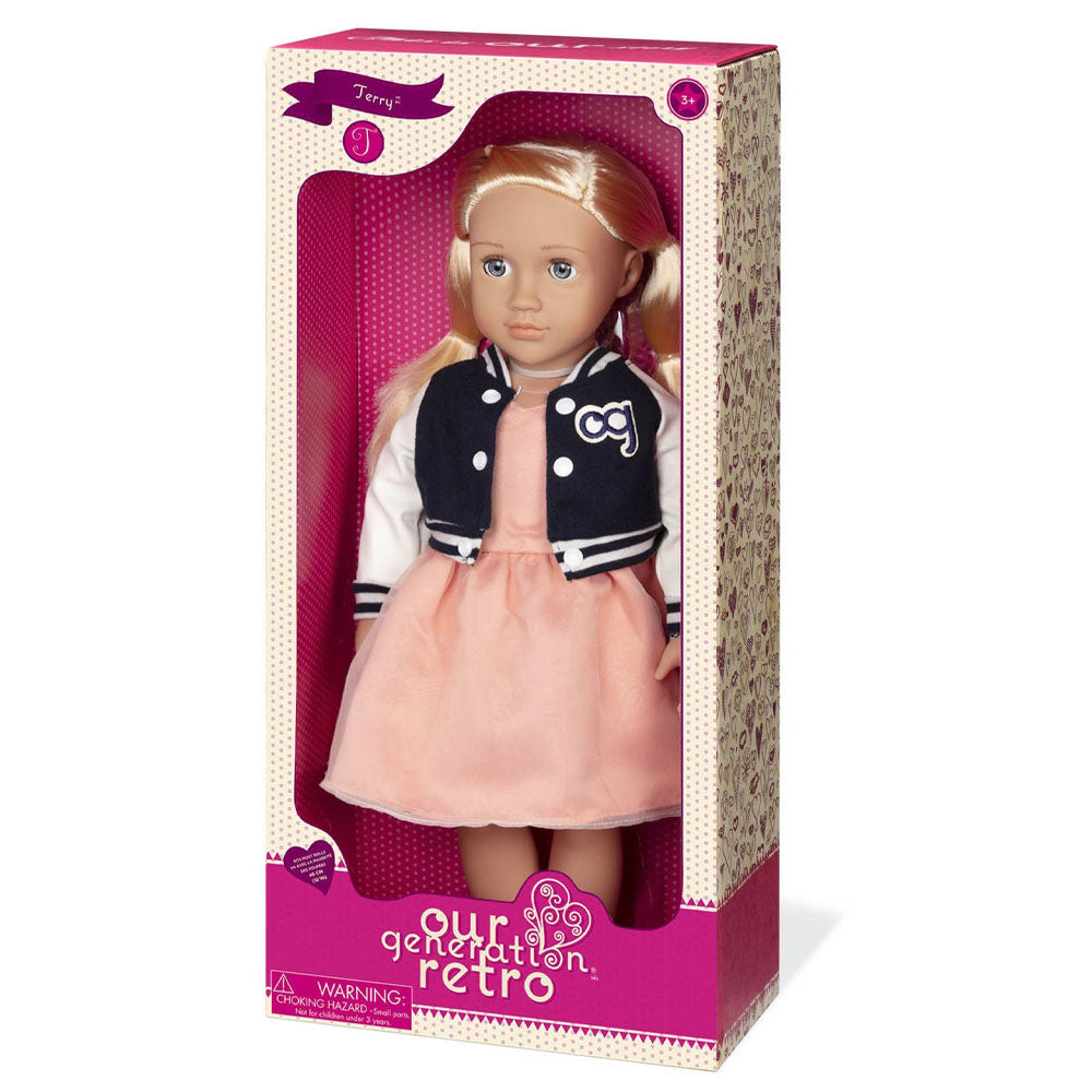 Our Generation Doll with Retro Style 46cm 3A+ - Terry