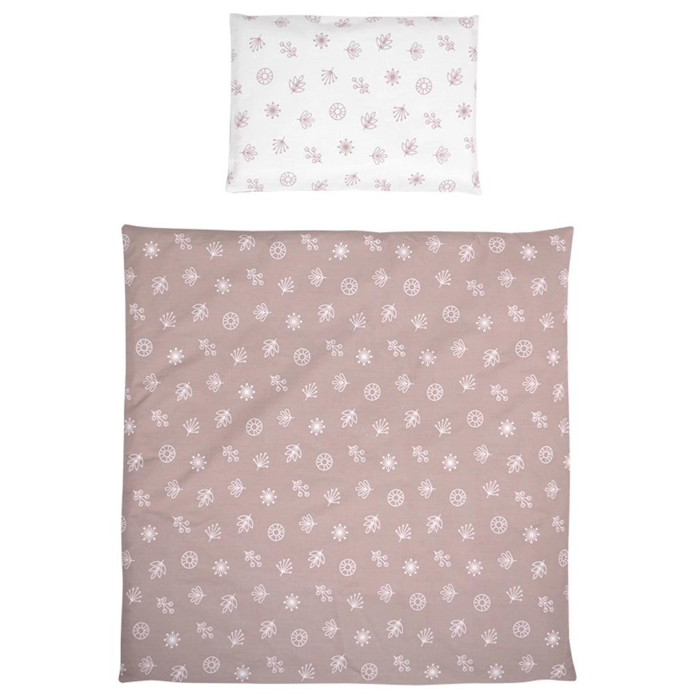 Lorelli 5-Piece Eva Set for Crib & Bed - Grey & Beige