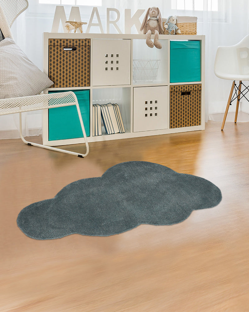Tapis en Sous Forme Nuage 90x160 cm Un Amour de Tapis - Gris