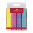 Faber-Castell Textliner Set de 4 Superfluorescents Pastel