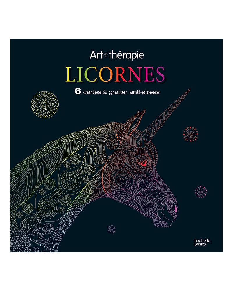 Art Thérapie Cartes a Gratter - Licornes