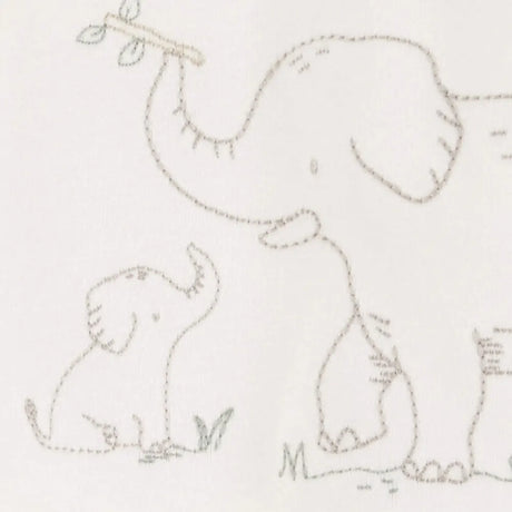 Ensemble de 4 Pièces Carter's - Éléphant Gris & Ivoire