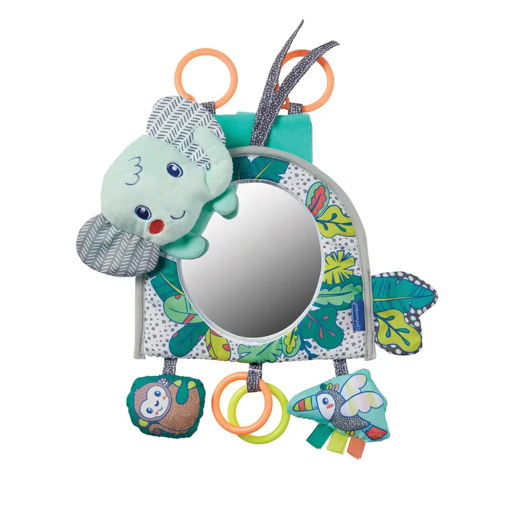 Infantino Jouet Sensoriel Éléphant avec Miroir - 0M+