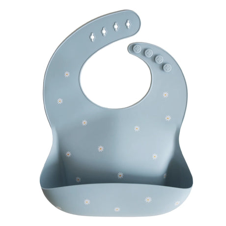 Mushie Bavoir Bébé en Silicone - Marguerite Blanche