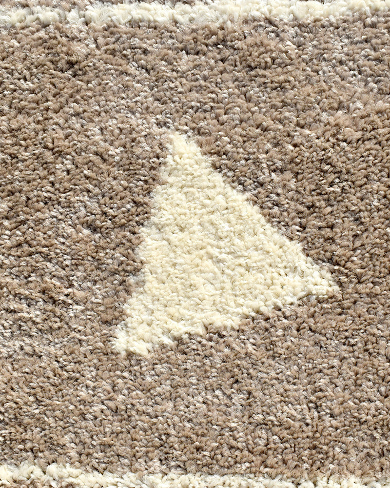 Tapis Rectangulaire Marelle 100x150 cm Un Amour de Tapis - Taupe