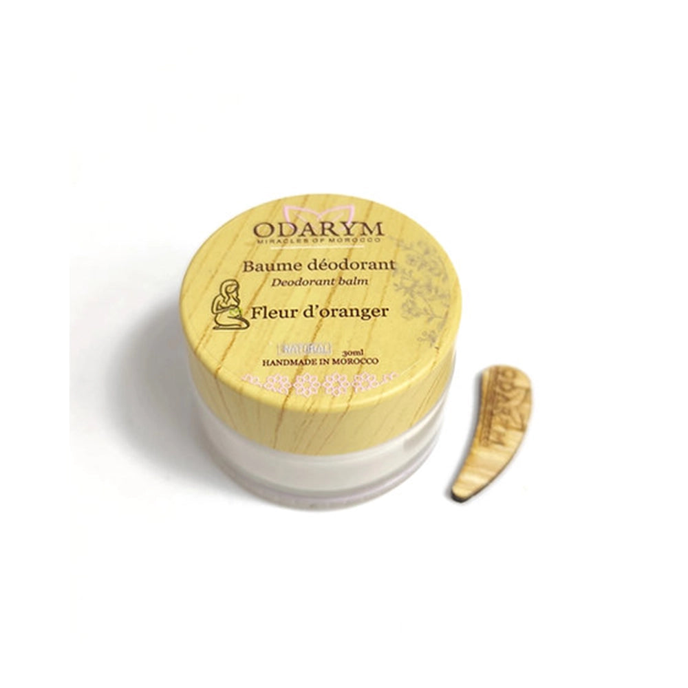 Offre : Odarym Déodorant Fleur d'Oranger sans Huiles Essentielle + Huile de Massage Anti-Vergeture = Déodorant Oud sans Huiles Essentielles Offert