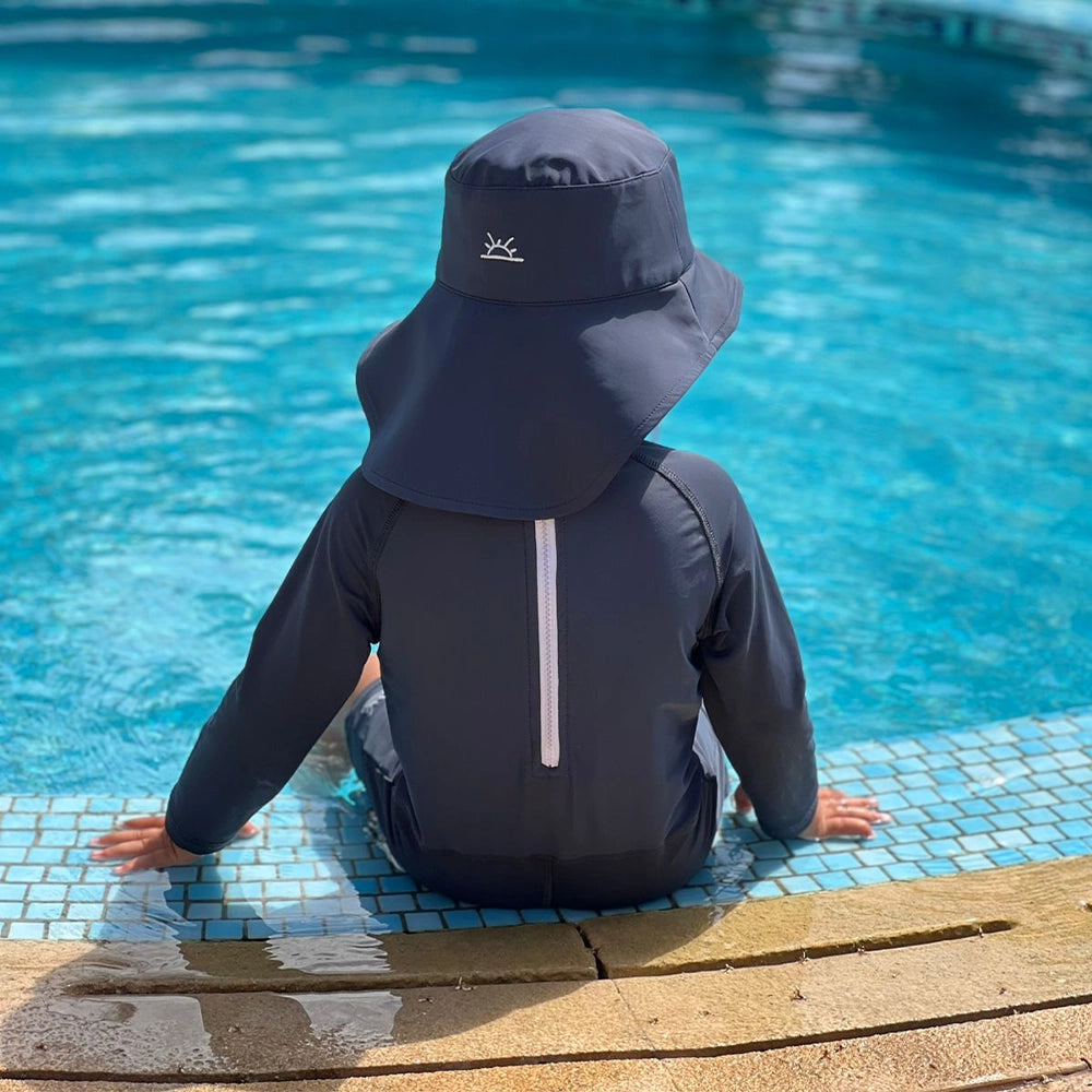 Shems Kids SPLASH UV-Protection Bucket Hat - Navy Blue