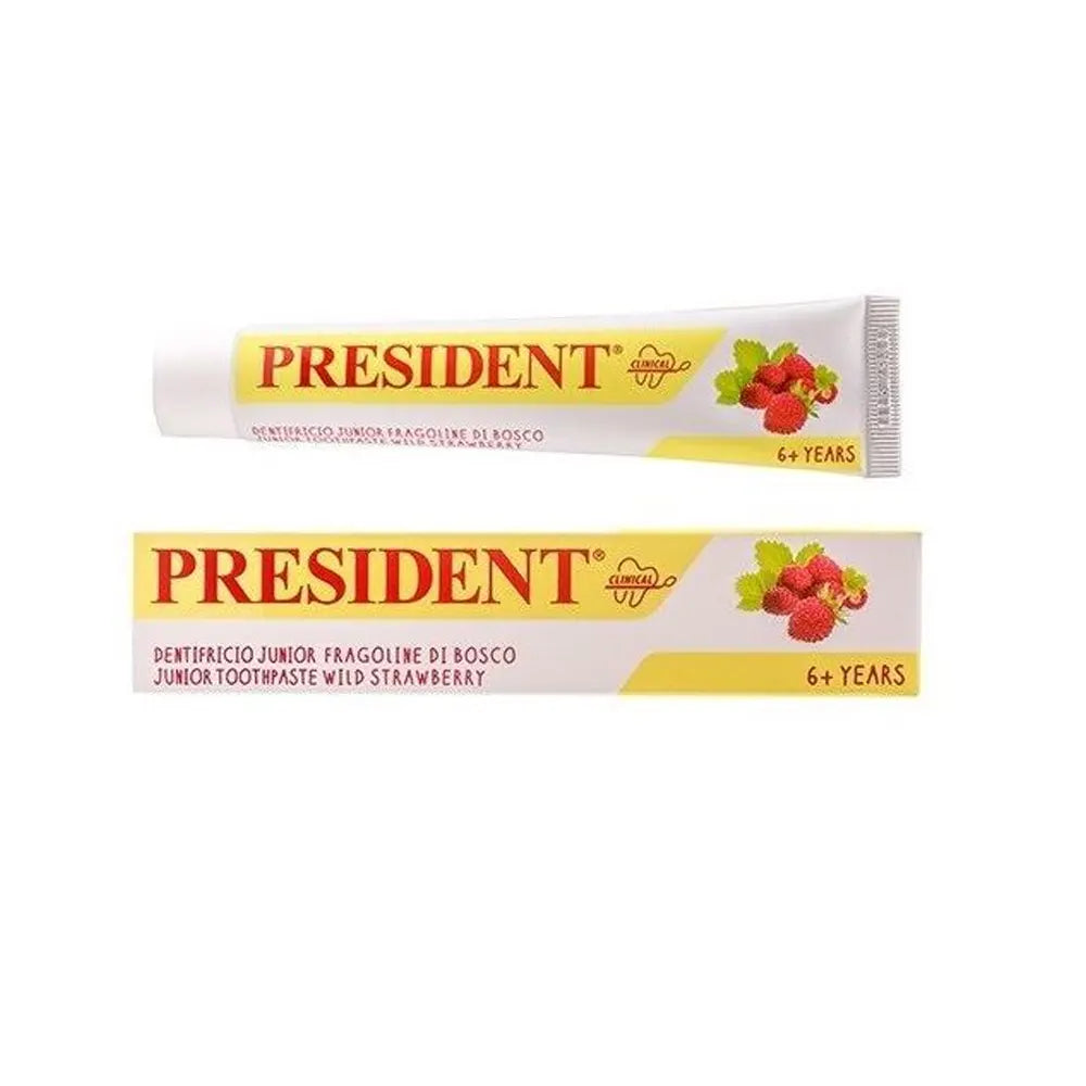 President Junior Toothpaste 6 years+ Strawberry - 50ml