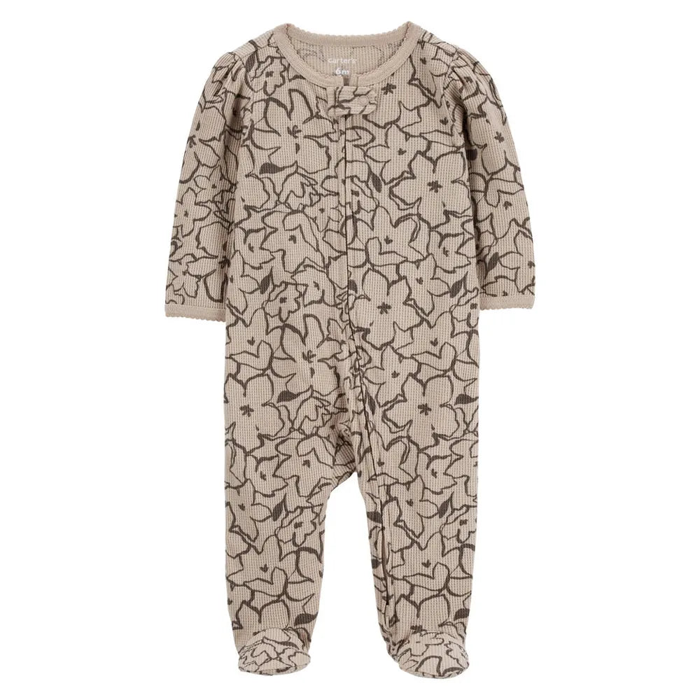 Grenouillère Thermique Carter's - Floral Kaki