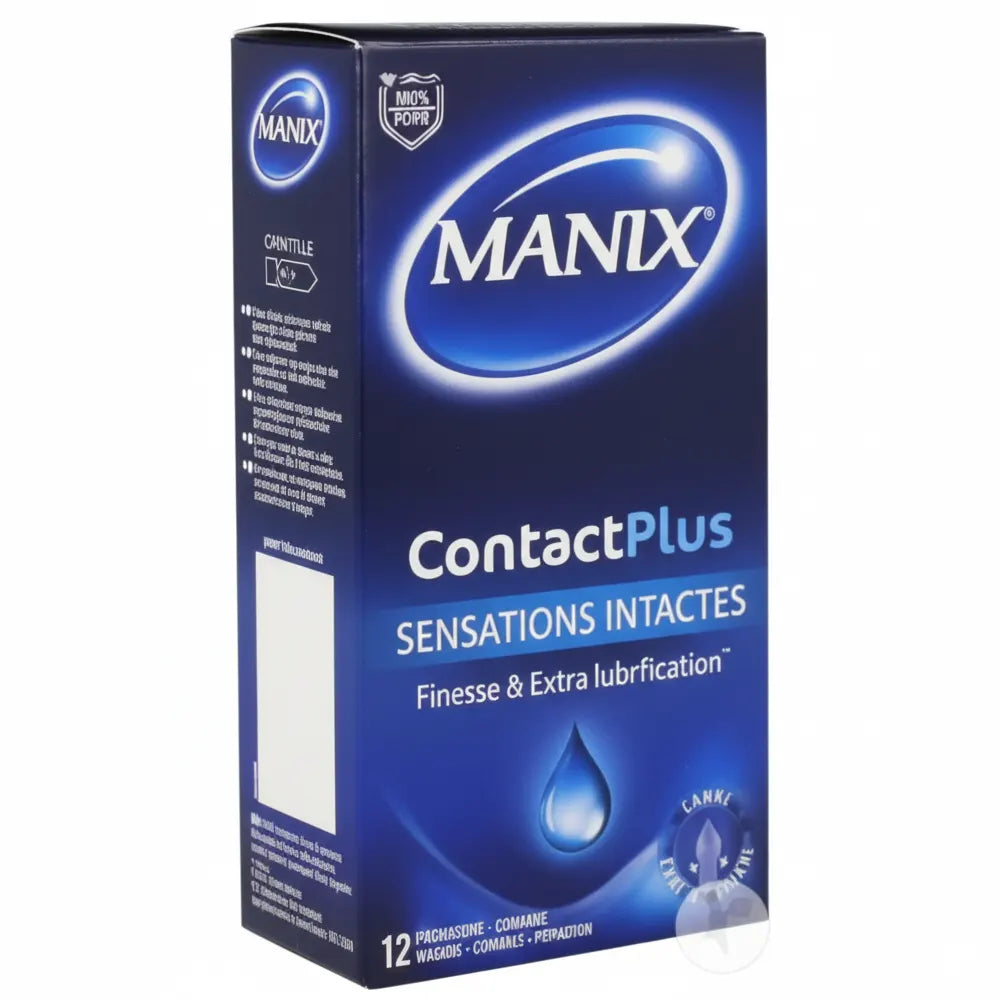 Manix Contact Plus – 12 Préservatifs