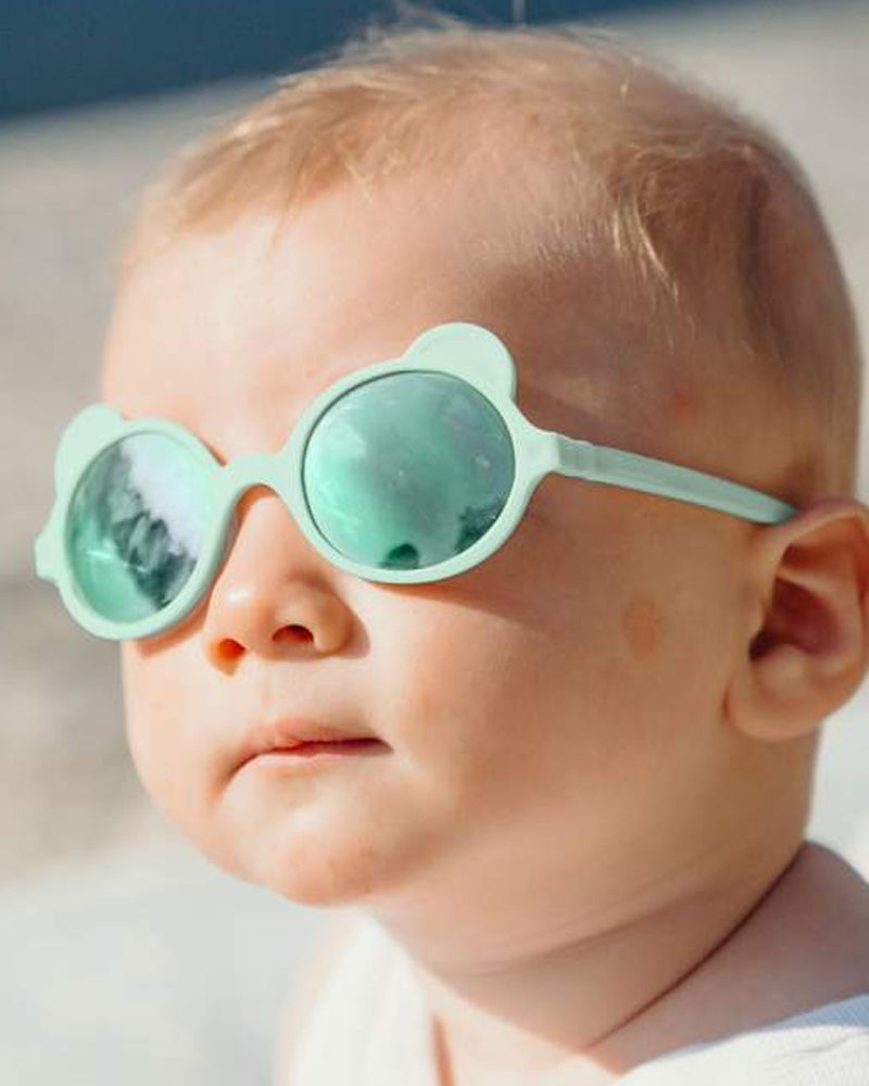 ki ET LA Lunette Sun 0-1 an Ours - Vert Amande