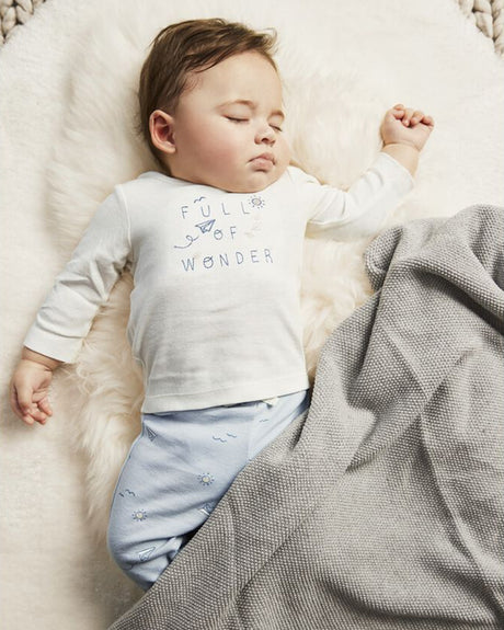 Ensemble 4 Pièces Hauts Et Leggings Bébé Carter's - Bleu