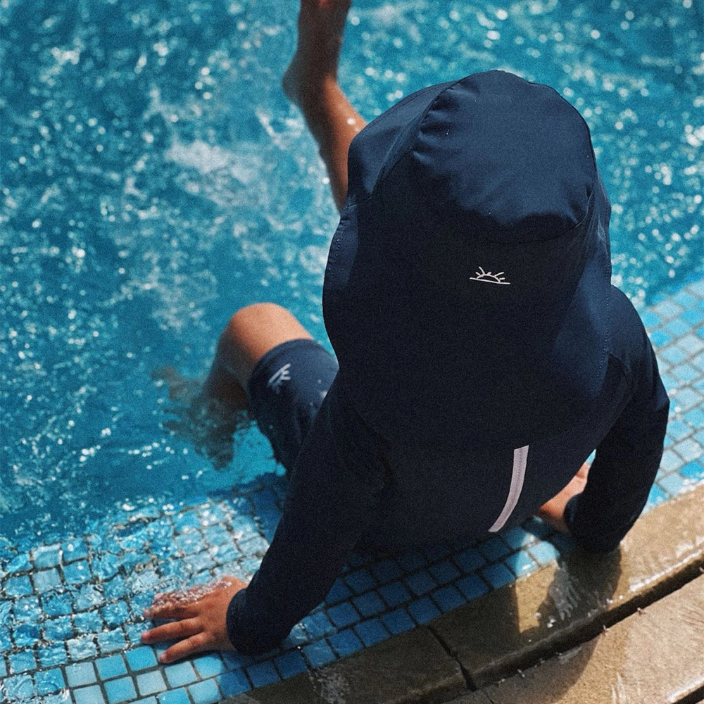 Shems Kids SPLASH UV-Protection Bucket Hat - Navy Blue