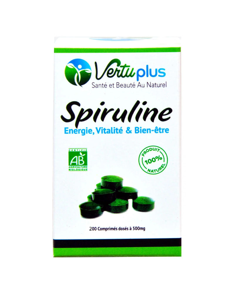 Vertu Plus Espirulina - 200 tabletas