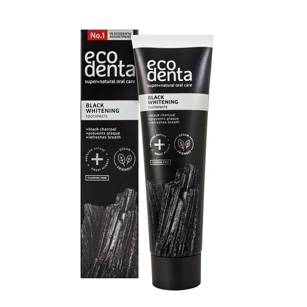 ECODENTA Dentifrice Blanchissant au Charbon Actif 100ml