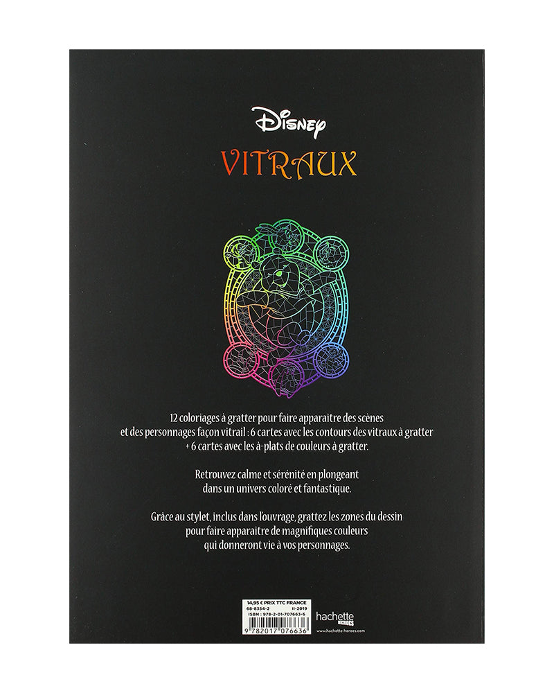 Cartes Magique à Gratter - Vitraux