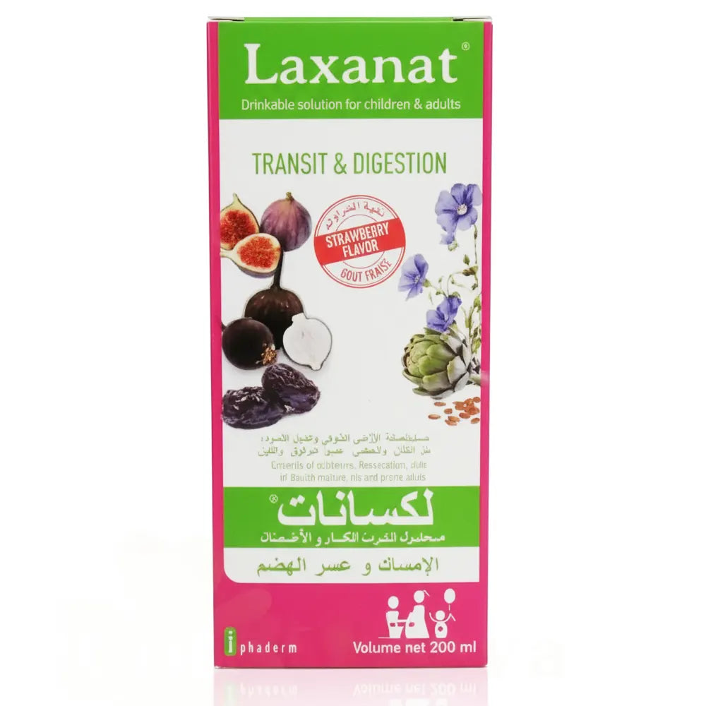 Laxanat Syrup Solution for Adults and Children – 200 ml
