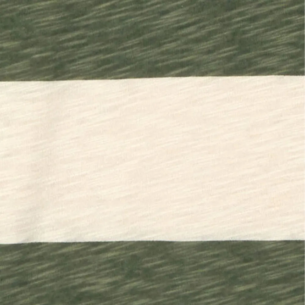 T-Shirt Rayé Carter's - Vert & Ivoire