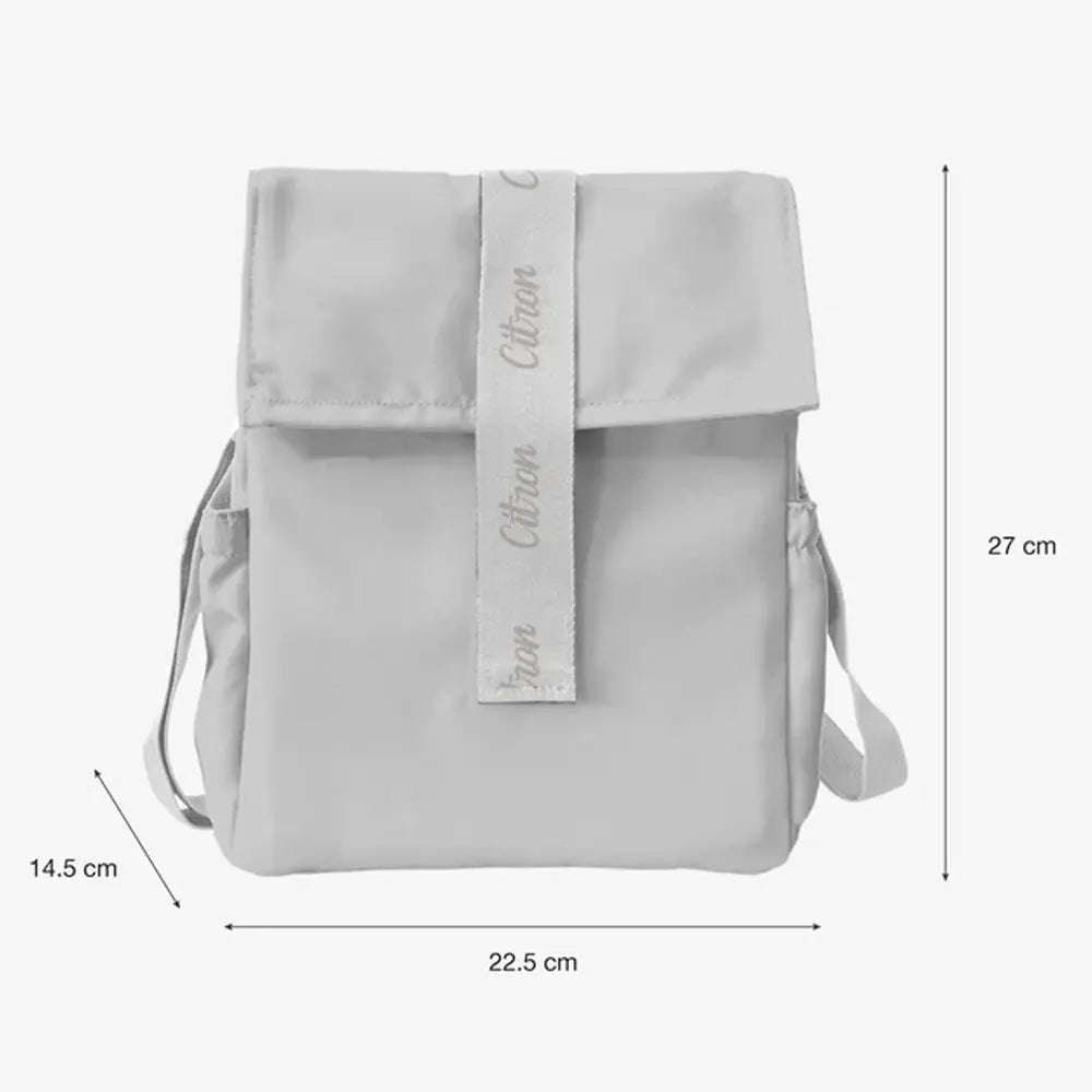 Bolsa De Almuerzo Aislante Enrollable Limón - Ladrillo