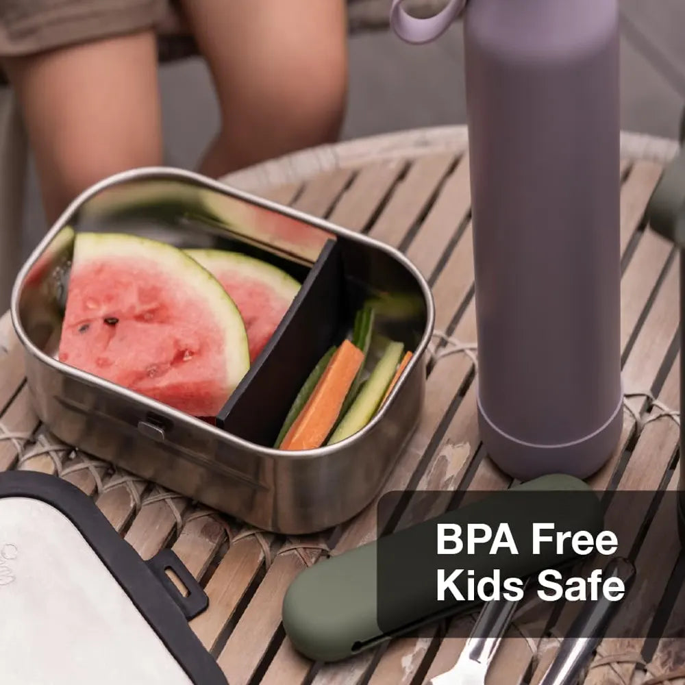 Citron Lonchera de Acero Inoxidable 2 Compartimentos – Violeta