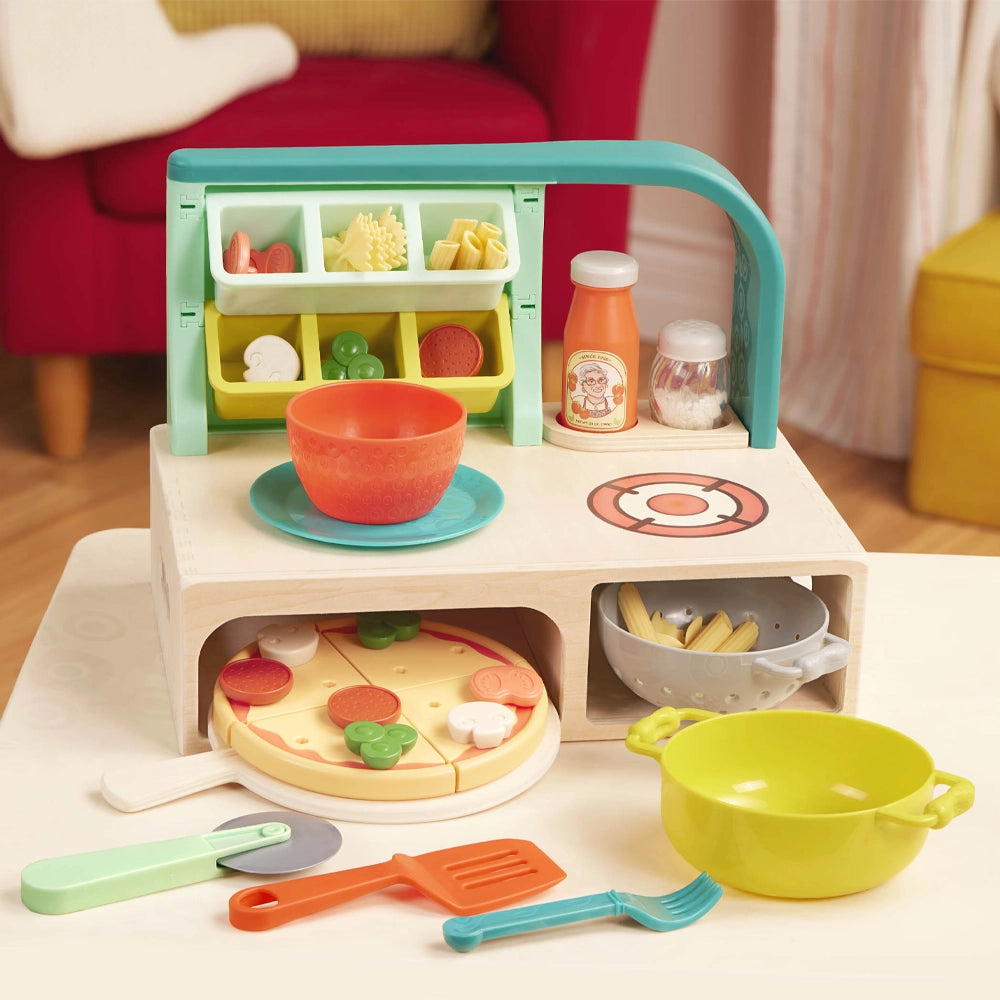 B. Toys Mini Chef - Set de Pizza y Pasta 3A+