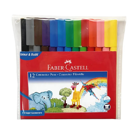 Faber-Castell Boîte de 12 Feutres Connectors