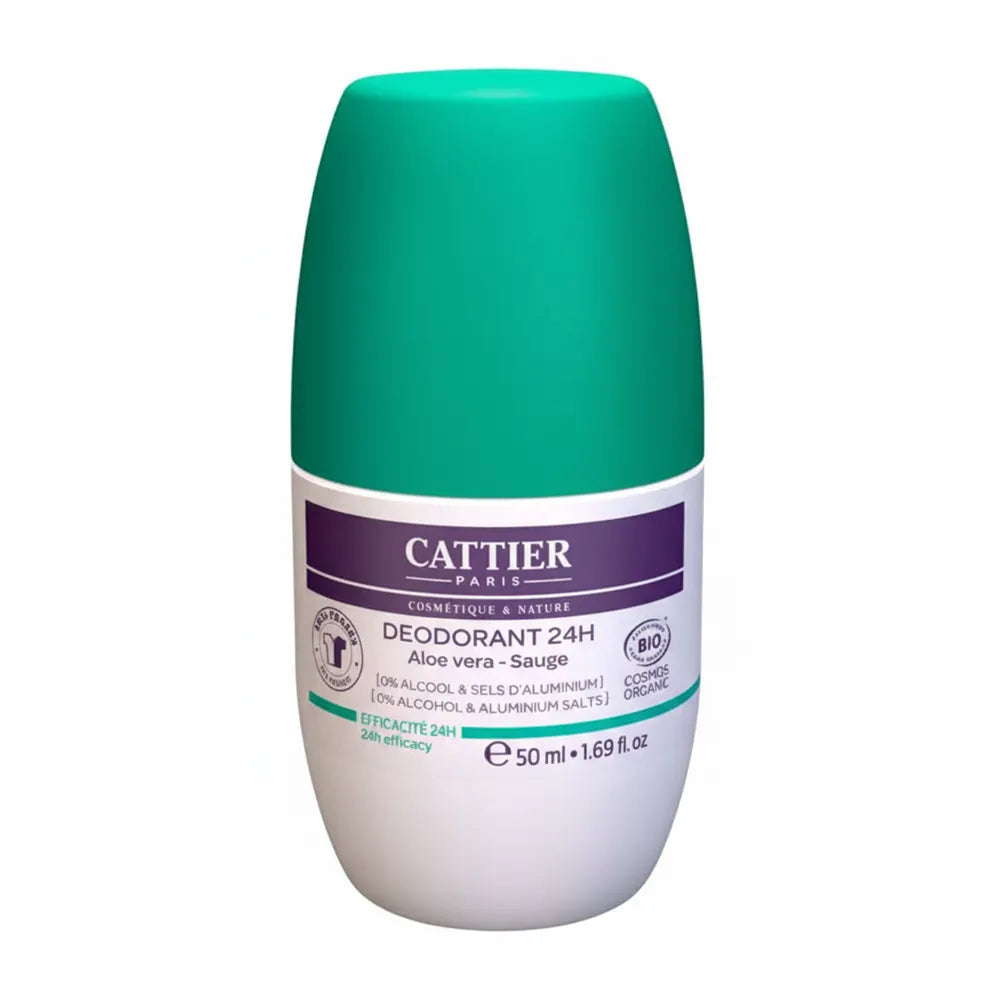 Cattier 24h Deodorant Aloe Vera & Sage – 50ml