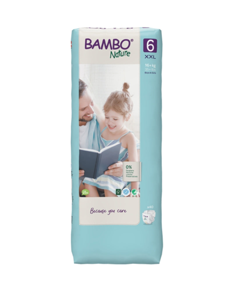 Pañales Bambo Nature Talla 6 (16 kg+) 40 unidades