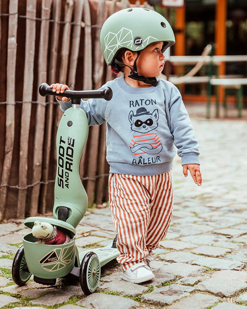 Scooter 2 en 1 Scoot And Ride Highwaykick 1 Lifestyle - Líneas verdes