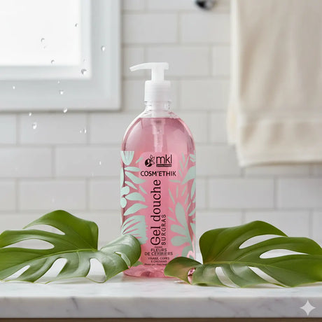 إم كي إل كوزم إيثيك جل استحمام زهور الكرز عضوي 1ل