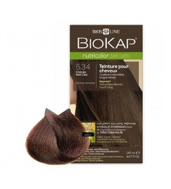 Biokap Nutricolor Delicato Tinte Capilar Rápido 5.34