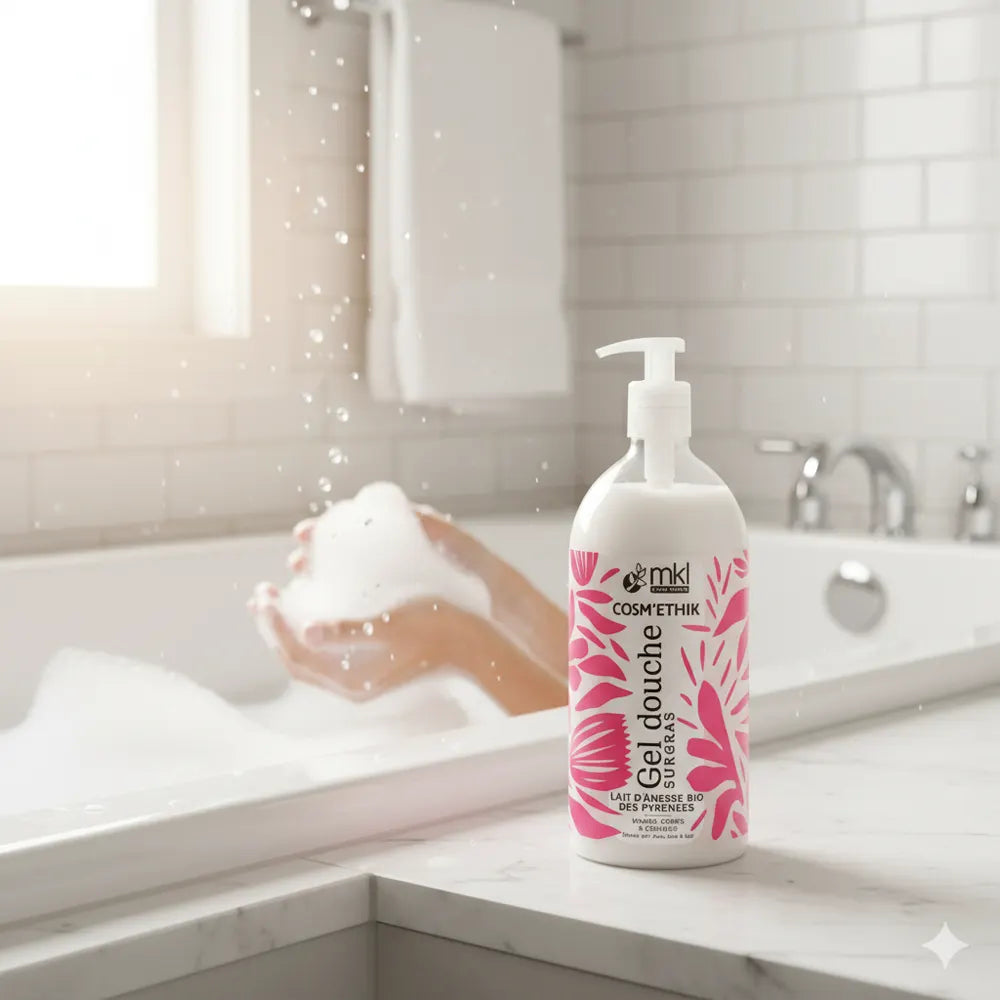 MKL Cosm'ethik Gel de Ducha con Leche de Burra Bio 1 L