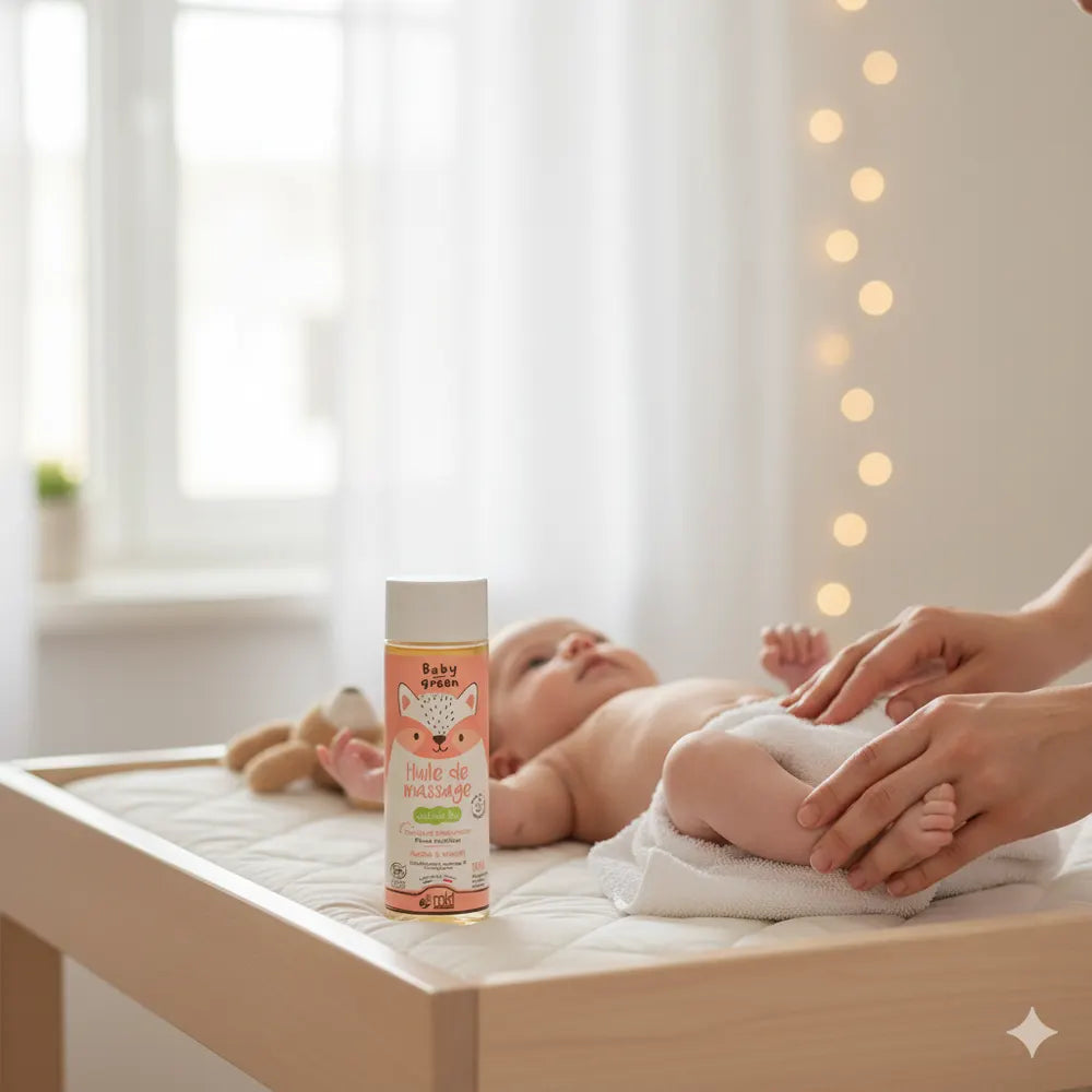 MKL Baby Green Organic Massage Oil 100ml