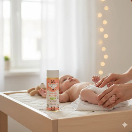 إم كاي إل بايبي غرين زيت تدليك عضوي 100 مل