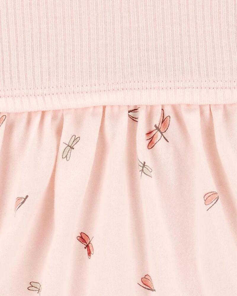 Ensemble 2 Pièces Cardigan Et Robe Carter's - Rose