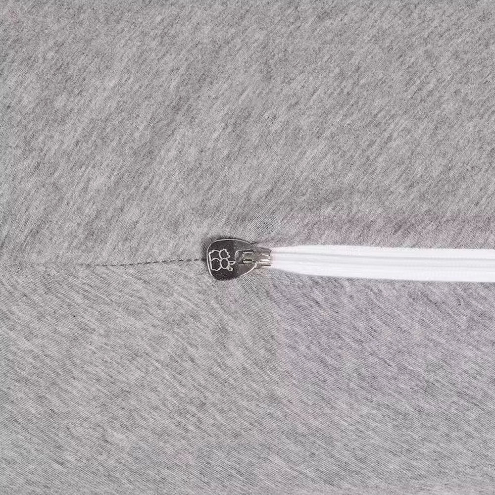 Coussin d'Allaitement & Grossesse 3en1 Multirelax - Gris Chiné Lapins