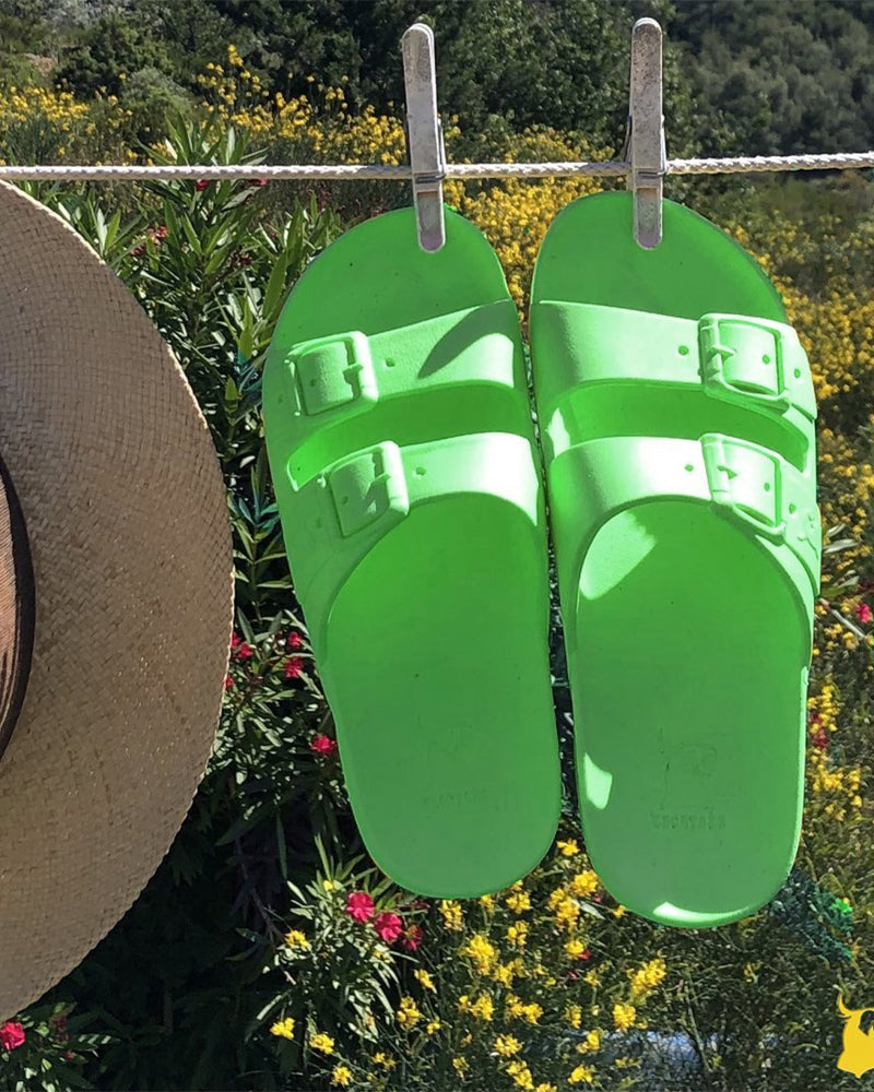 Cacatoès Sandalias perfumadas Bahia Fluo - Verde