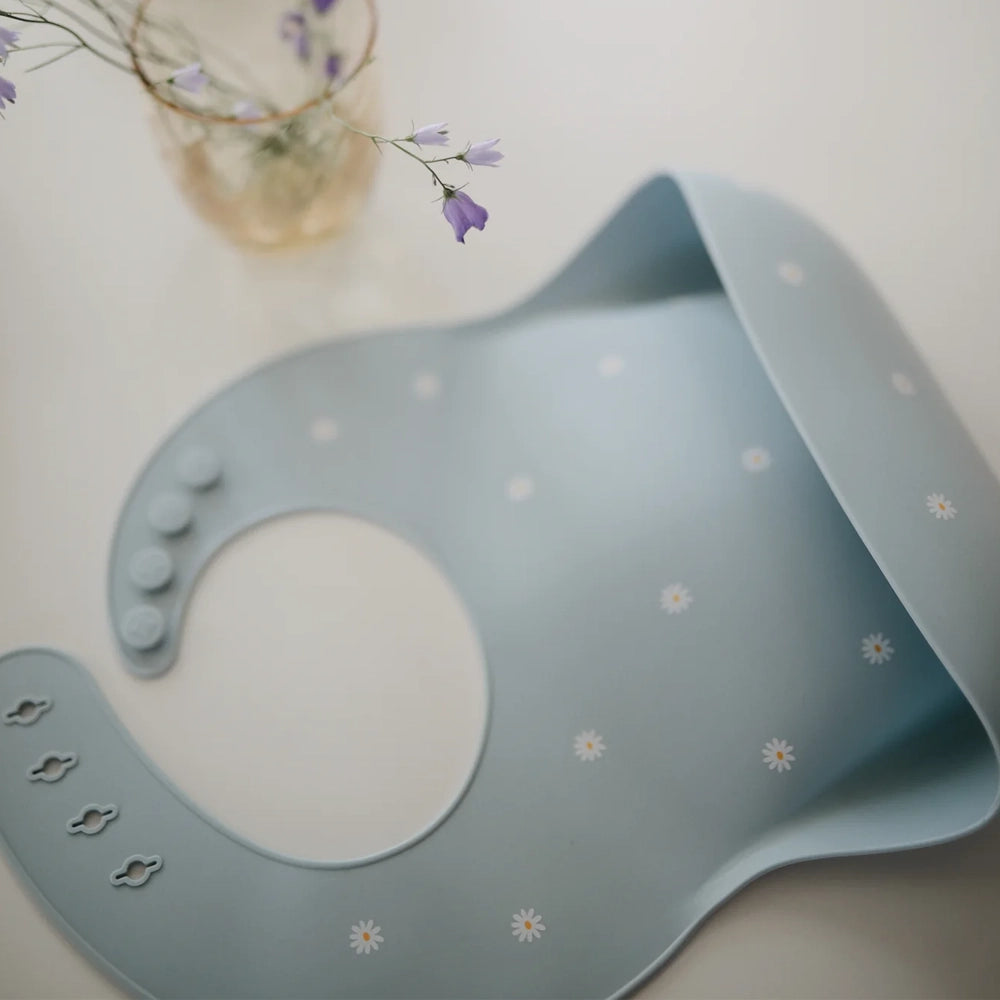 Mushie Bavoir Bébé en Silicone - Marguerite Blanche