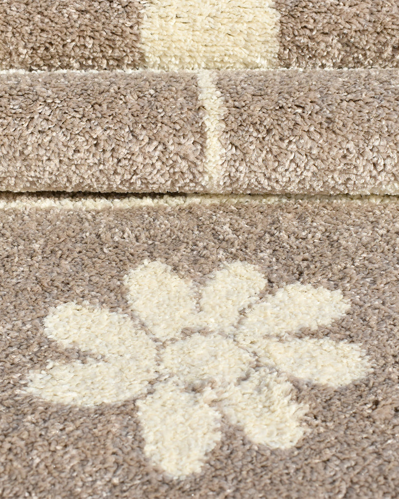 Tapis Carré Marelle 150x150 cm Un Amour de Tapis - Taupe