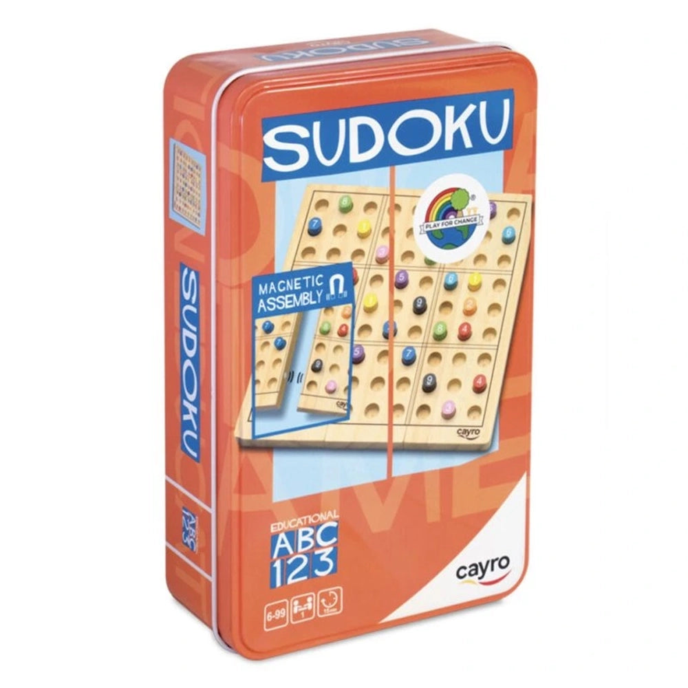 Cayro Sudoku de Voyage en Boîte Métallique 6A+