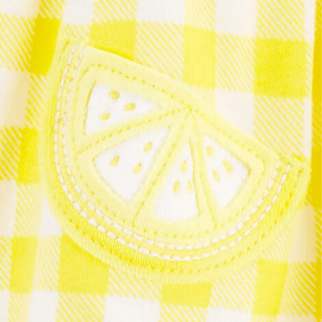 Combinaison à Carreaux Citronnés Carter's - Jaune