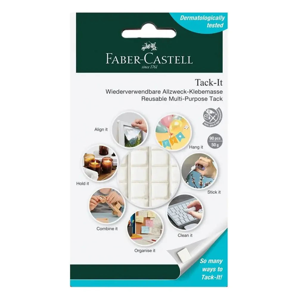 Faber-Castell Adhésive Tack-It 50g - Blanc
